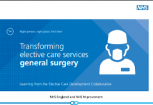 Transforming elective care services: General Surgery: Learning from the Elective Care Development Collaborative